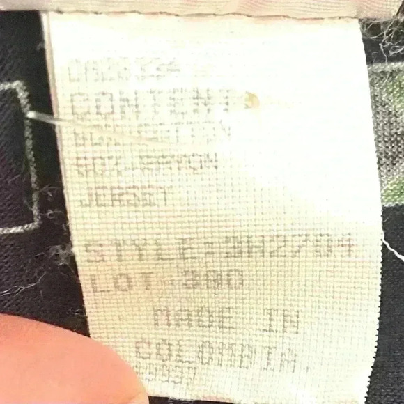 Tail Vintage Navy Cotton Sleeveless Geometric Polo Golfing Athletic Shirt Size L - Picture 9 of 9